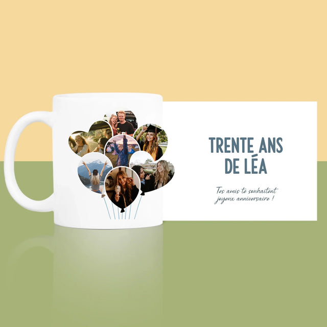Forme Des Photos: Trente Ans Ballons - Le Mug