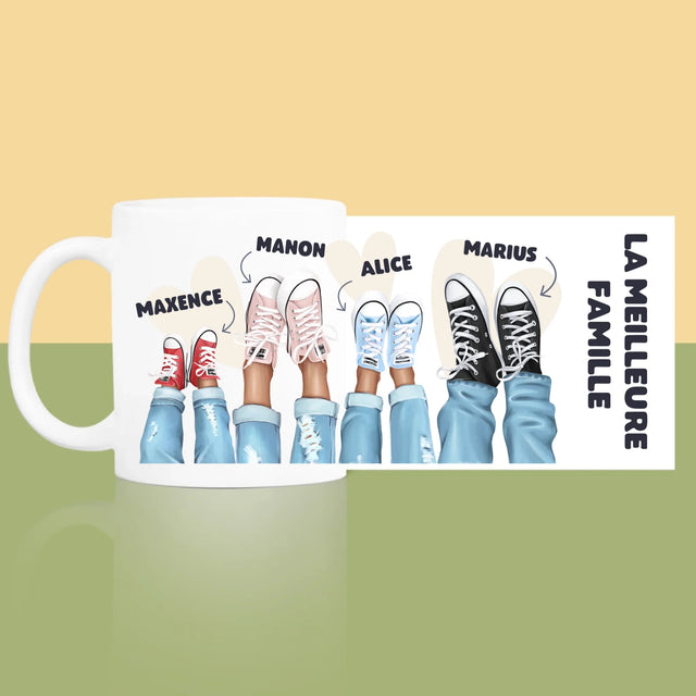 La Création Du Personnage: La Famille Baskets  - Le Mug