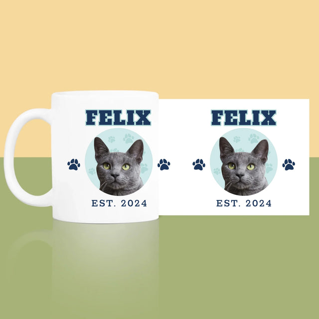 Ton Personnage: Ton Chat Varsity - Le Mug