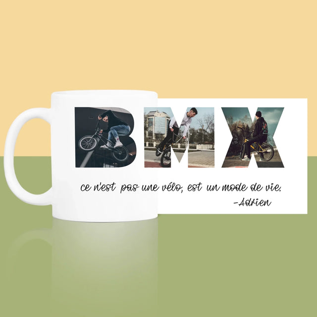 Collage Photo De Lettre: Bmx De Vos Photos - Le Mug