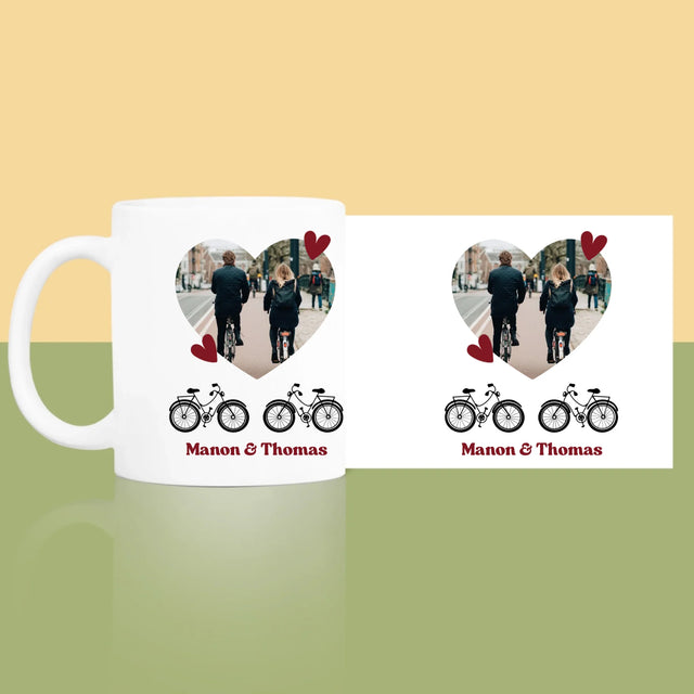 La Photo Et Un Texte: Couple De Cyclistes - Le Mug