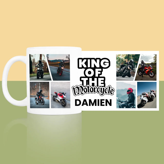 Le Collage Photo: King Of The Motorcycle - Le Mug