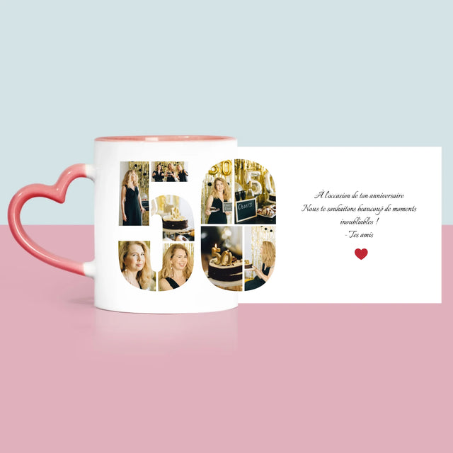 Forme Des Photos: 50 Anniversaire Vœux - Le Mug