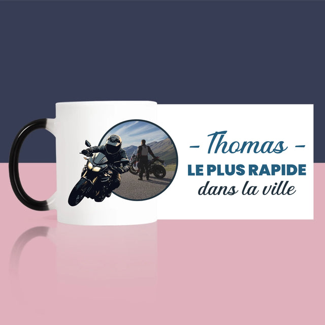 La Photo Et Un Texte: Le Plus Rapide Dans La Ville - Le Mug