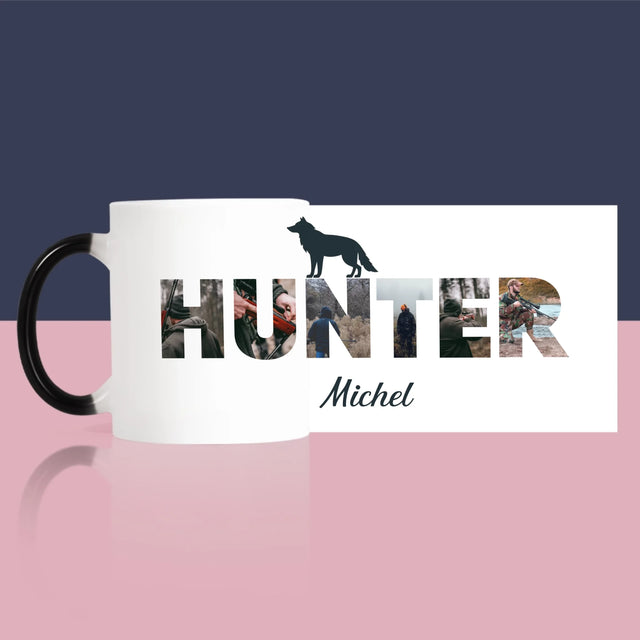 Collage Photo De Lettre: Hunter - Le Mug