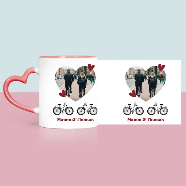 La Photo Et Un Texte: Couple De Cyclistes - Le Mug