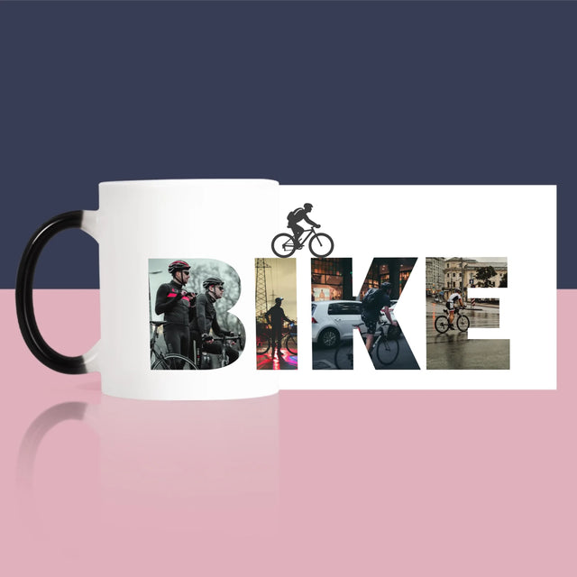 Collage Photo De Lettre: Bike - Le Mug