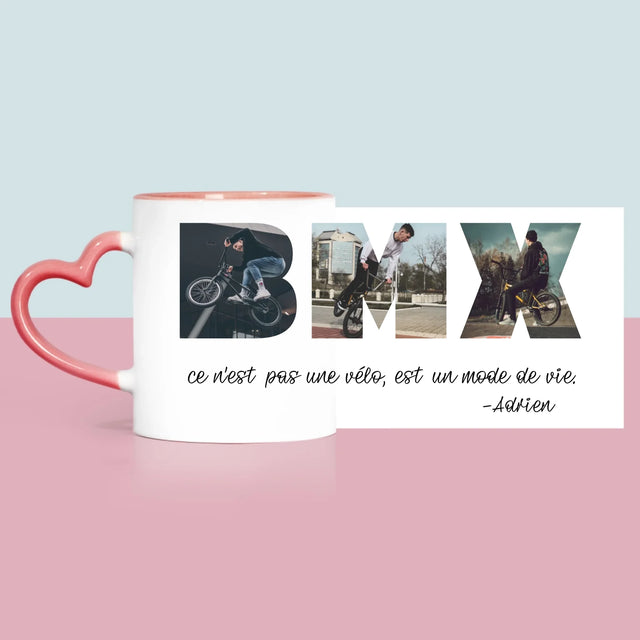 Collage Photo De Lettre: Bmx De Vos Photos - Le Mug