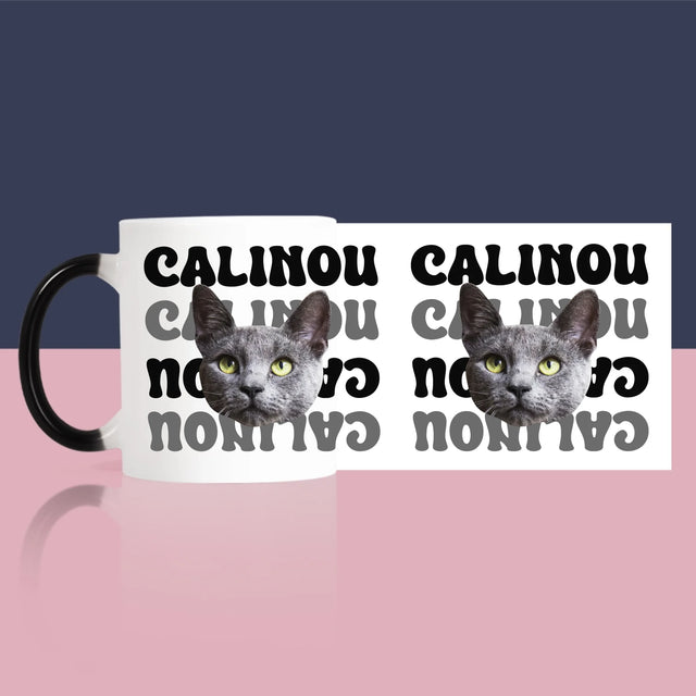 Ton Personnage: Photo De L'Animal Avec Son Nom - Le Mug