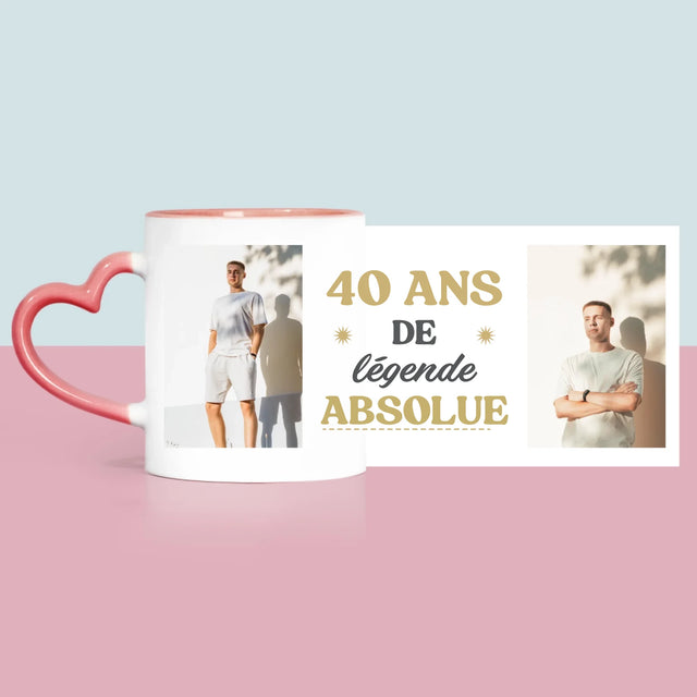 Le Collage Photo: 40 Ans De Légende - Le Mug