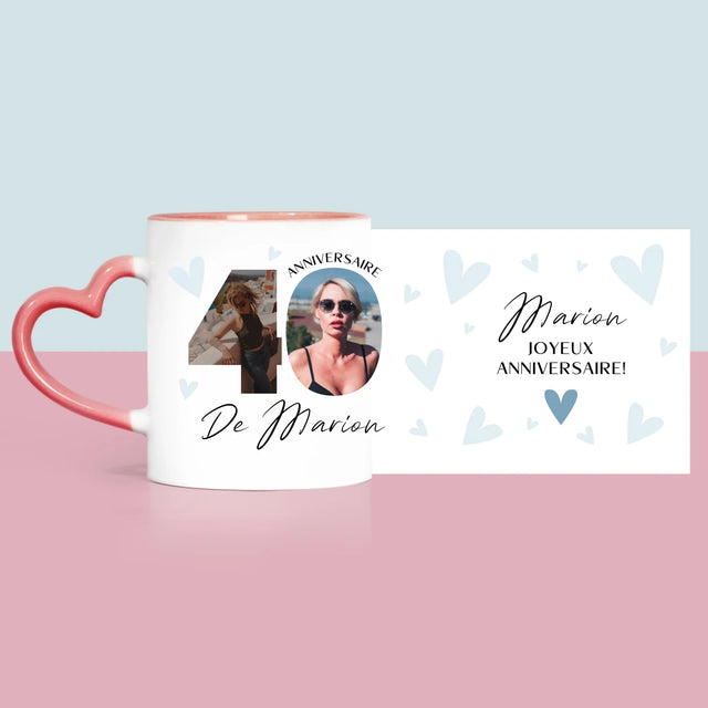 Collage Photo De Lettre: 40 Ans, Des Beaux Moments - Le Mug