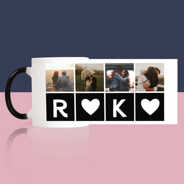 Le Collage Photo: Les Monogrammes D'Amour Avec Photos - Le Mug