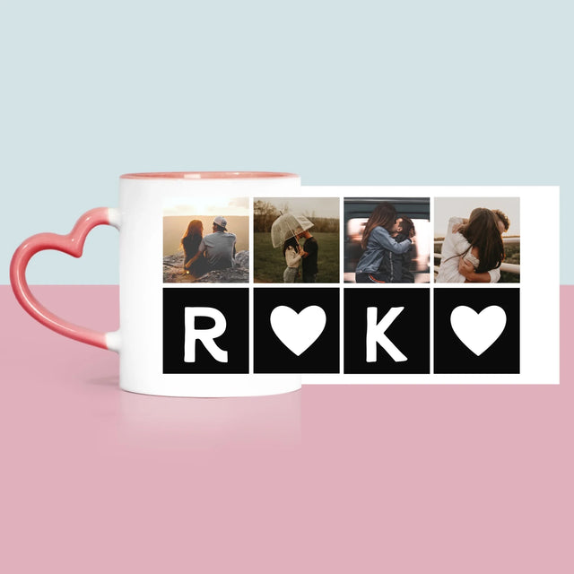 Le Collage Photo: Les Monogrammes D'Amour Avec Photos - Le Mug