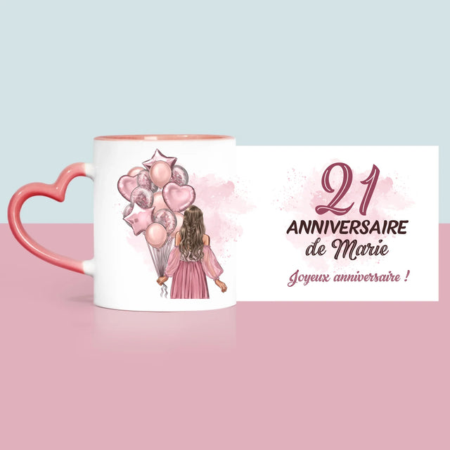 La Création Du Personnage: Anniveraire Ballons - Le Mug