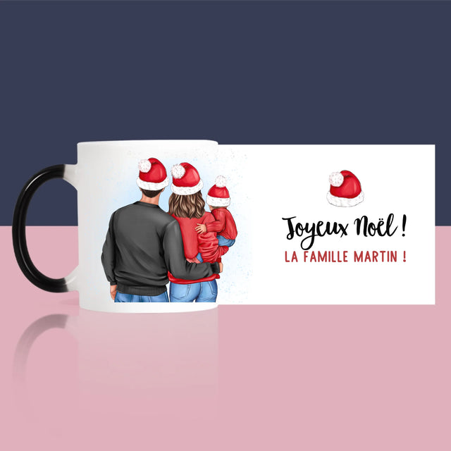La Création Du Personnage: Famille De Noël - Le Mug