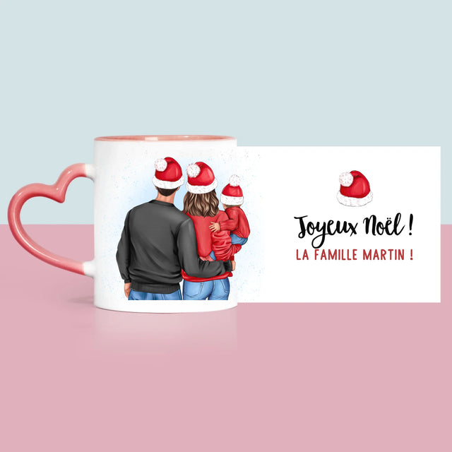 La Création Du Personnage: Famille De Noël - Le Mug