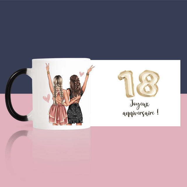 La Création Du Personnage: Amies Dix-Huit Ans - Le Mug