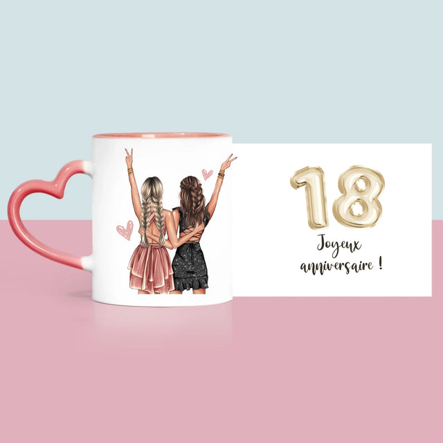 La Création Du Personnage: Amies Dix-Huit Ans - Le Mug