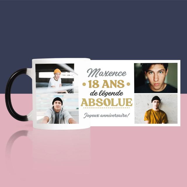 Le Collage Photo: 18 Ans De Légende Absolue - Le Mug