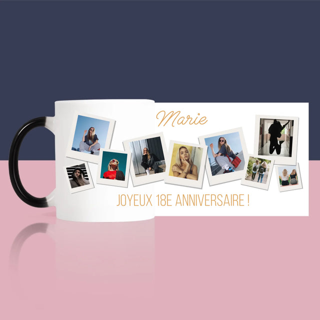 Le Collage Photo: Vœux D'Anniversaire - Le Mug
