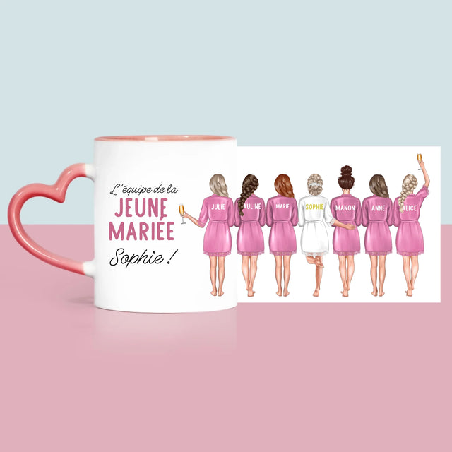 La Création Du Personnage: L'Équipe De La Jeune Mariée  - Le Mug