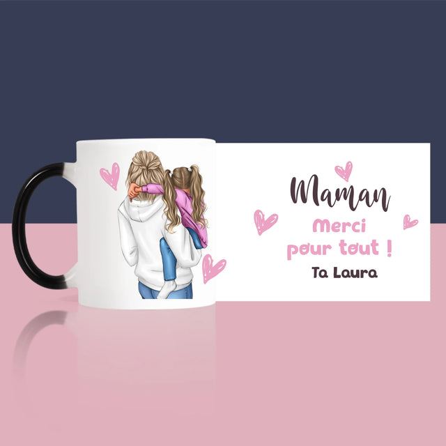 La Création Du Personnage: Mère Avec Enfant - Le Mug