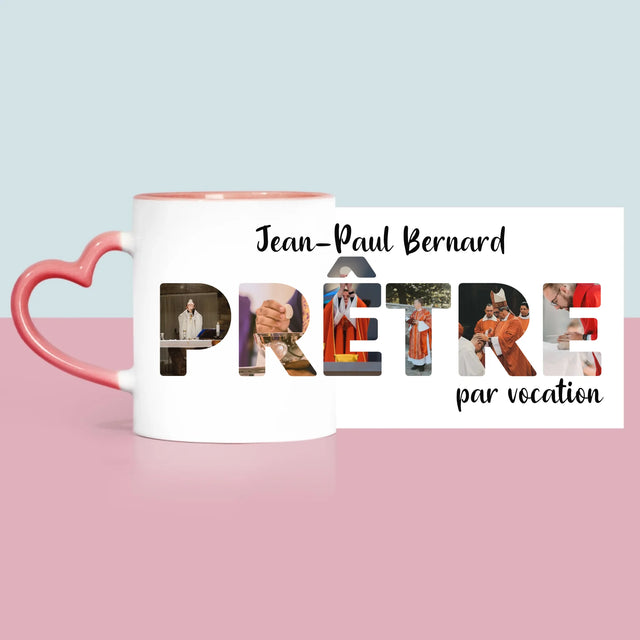 Collage Photo De Lettre: Prêtre Par Vocation - Le Mug