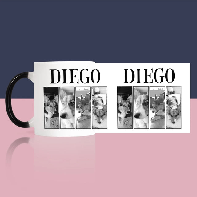 Le Collage Photo: Un Classique Bootleg Avec Un Animal - Le Mug