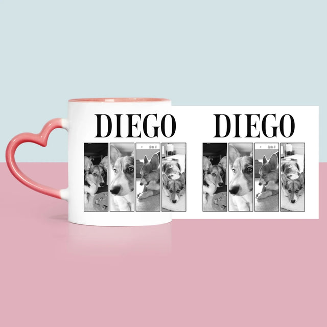 Le Collage Photo: Un Classique Bootleg Avec Un Animal - Le Mug