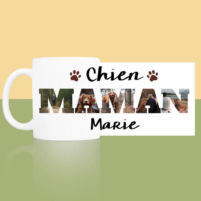 Collage Photo De Lettre: Chien Maman De Vos Photos - Le Mug