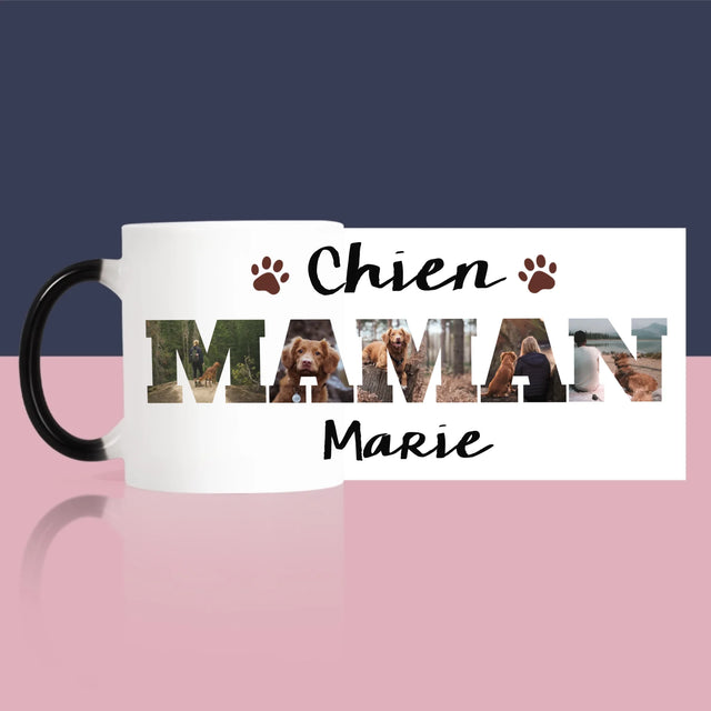 Collage Photo De Lettre: Chien Maman De Vos Photos - Le Mug