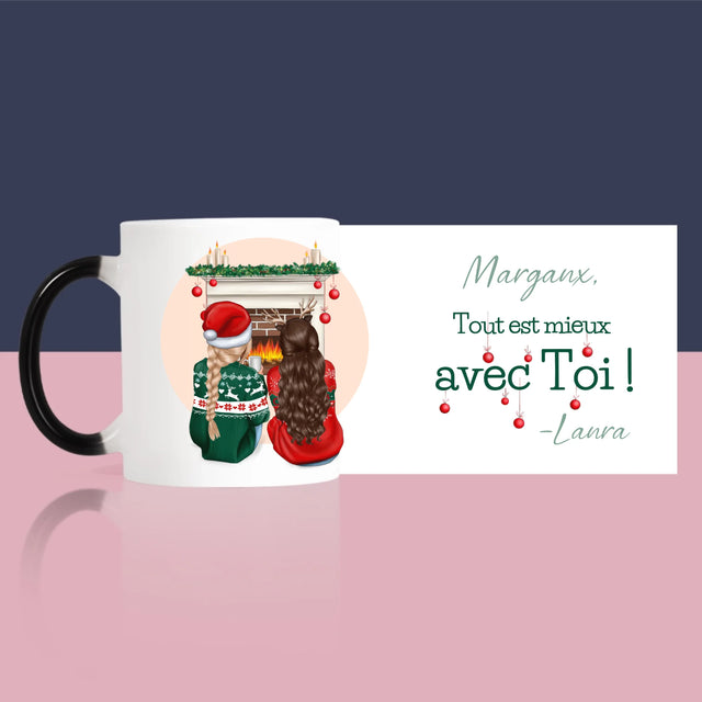 La Création Du Personnage: Les Meilleures Amies À Noël - Le Mug