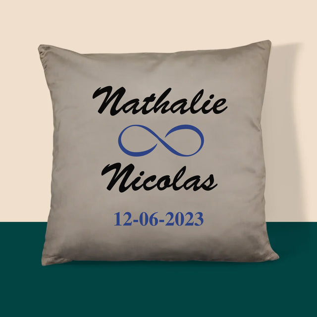 Le Monogramme: Noms, Éternité - Coussin 