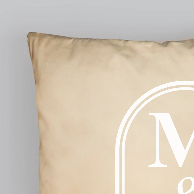 Le Monogramme: Initiales Classiques - Coussin 