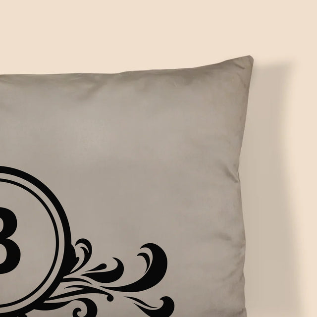 Le Monogramme: Monogramme, Famille - Coussin 
