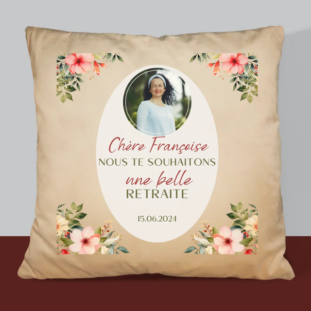 La Photo Et Un Texte: Une Belle Retraite - Coussin 