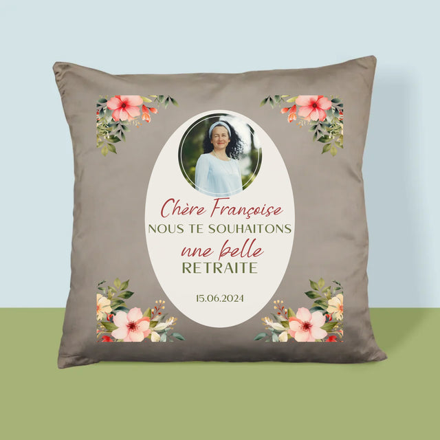 La Photo Et Un Texte: Une Belle Retraite - Coussin 
