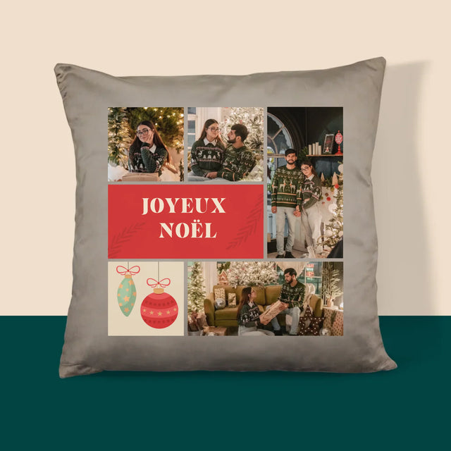 Le Collage Photo: Photos De Noël - Coussin 