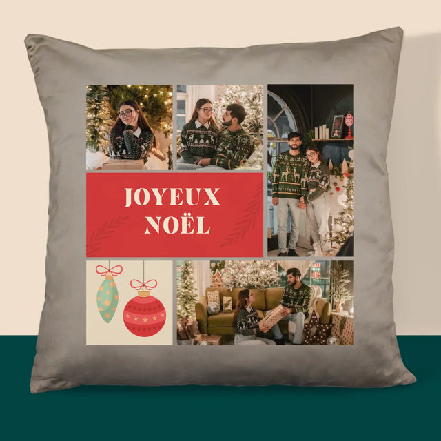 Le Collage Photo: Photos De Noël - Coussin 
