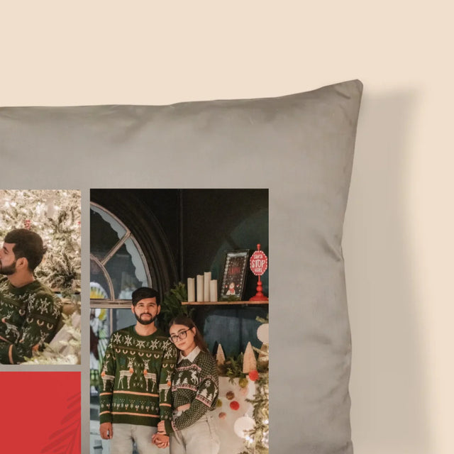 Le Collage Photo: Photos De Noël - Coussin 