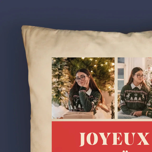 Le Collage Photo: Photos De Noël - Coussin 