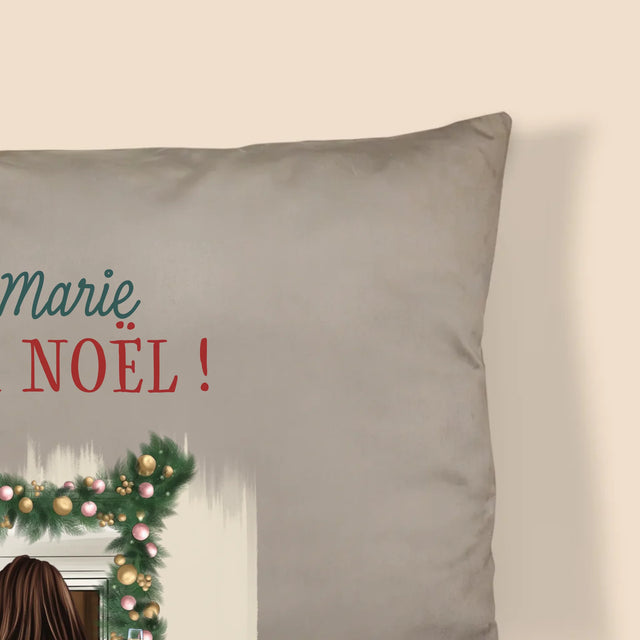 La Création Du Personnage: Amies De Noël - Coussin 