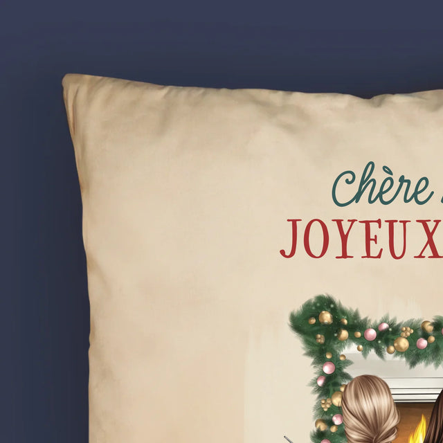 La Création Du Personnage: Amies De Noël - Coussin 