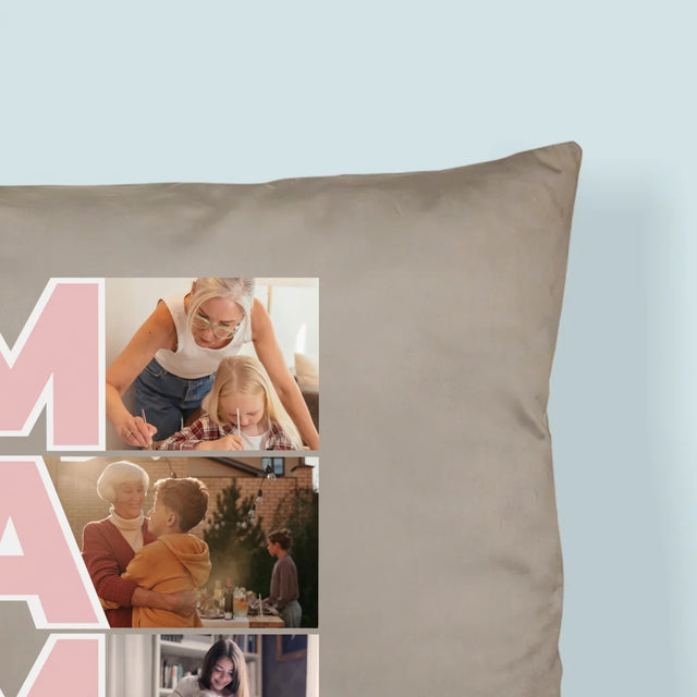 Le Collage Photo: Mamie - Coussin 
