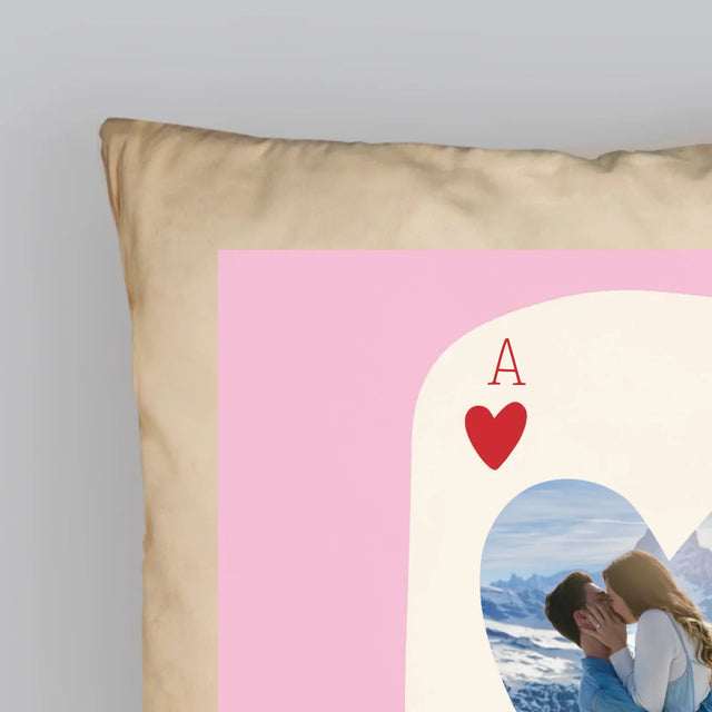 La Photo Et Un Texte: Carte De Saint-Valentin - Coussin 