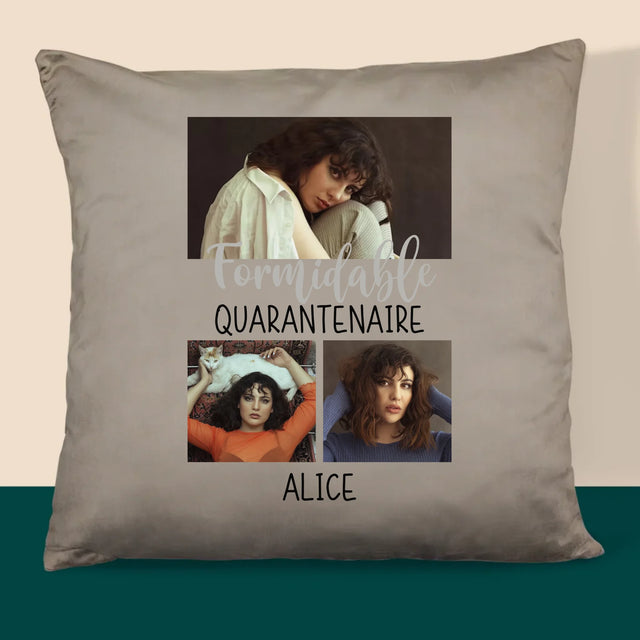 Le Collage Photo: Quarantenaire Formidable - Coussin 