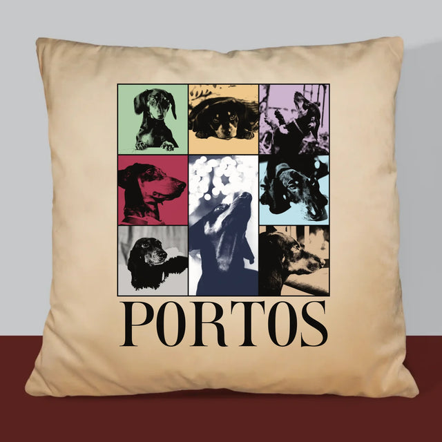 Le Collage Photo: L'Animal Comme Taylor - Coussin 