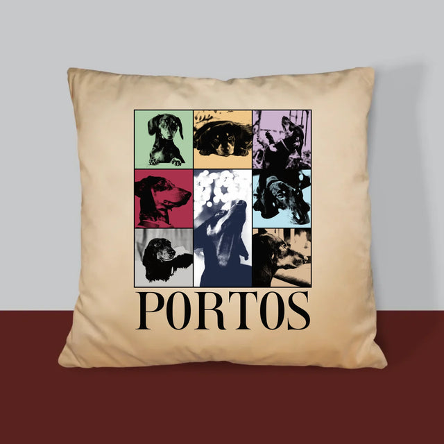 Le Collage Photo: L'Animal Comme Taylor - Coussin 