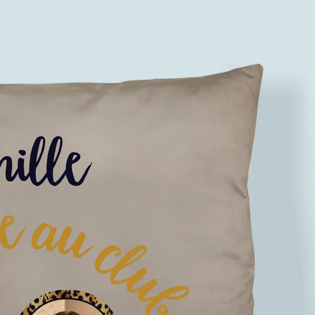La Photo Et Un Texte: Bienvenue Au Club 40 - Coussin 