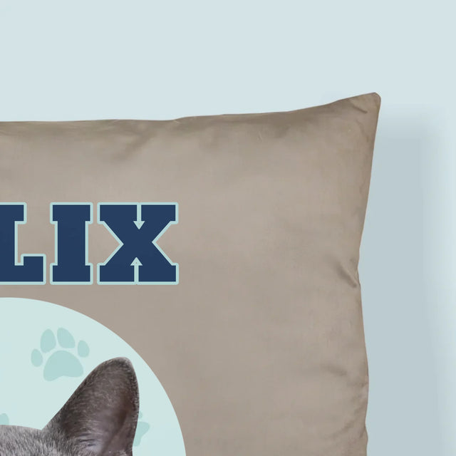 Ton Personnage: Ton Chat Varsity - Coussin 